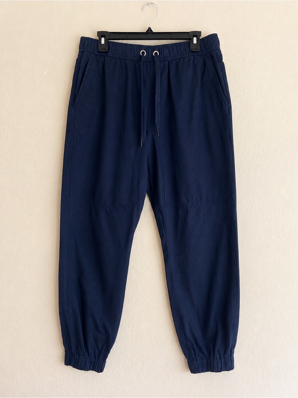 CSG Campus Sports Gear Jogger Pants Men’s Large Navy Blue Drawstring Cotton
